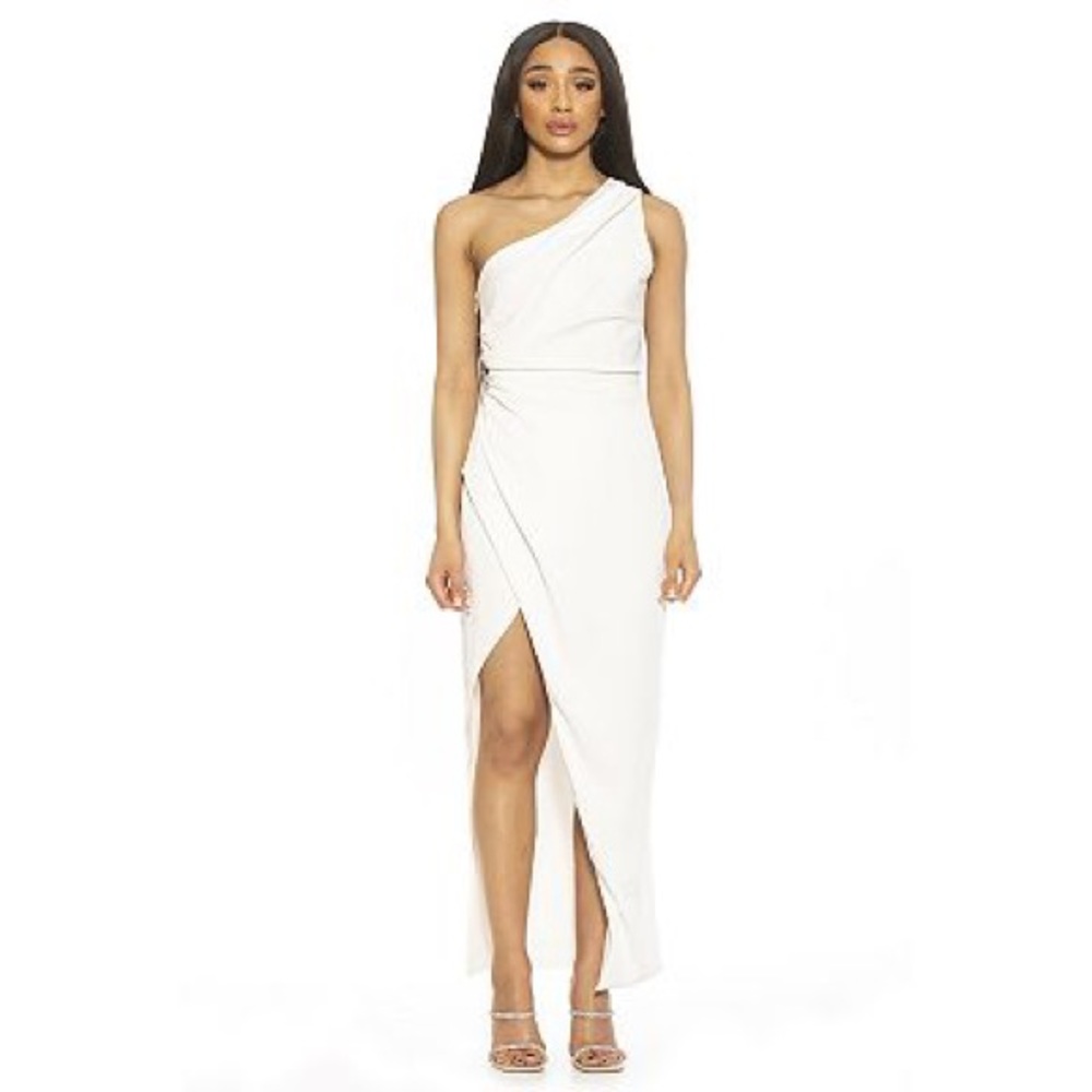 White One Shoulder Dress